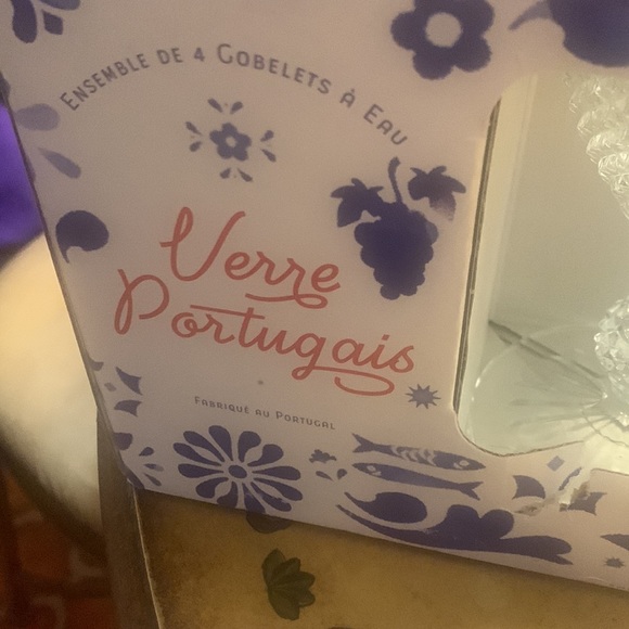 Set of 4 Portuguese water goblets (at office) - Picture 5 of 7